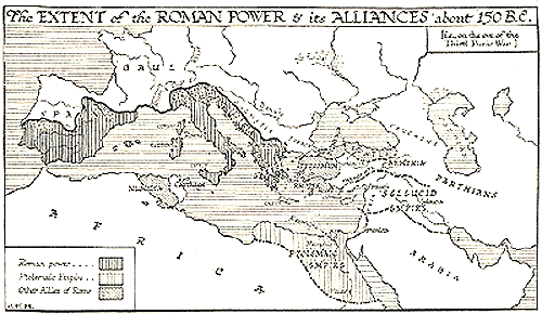 Roman Empire ca. 150 B.C.