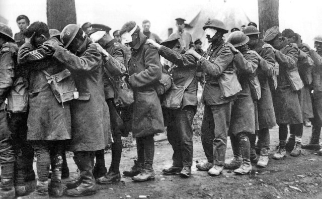 British 55th Division gas casualties 10 April 1918