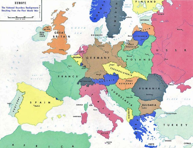 Europe, 1919