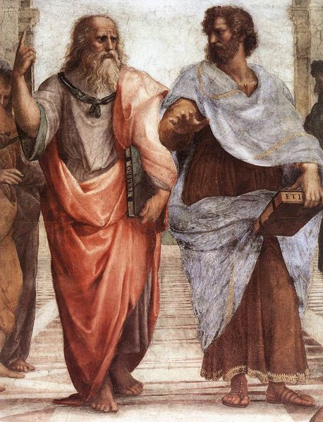 Detail from "The School of Athens